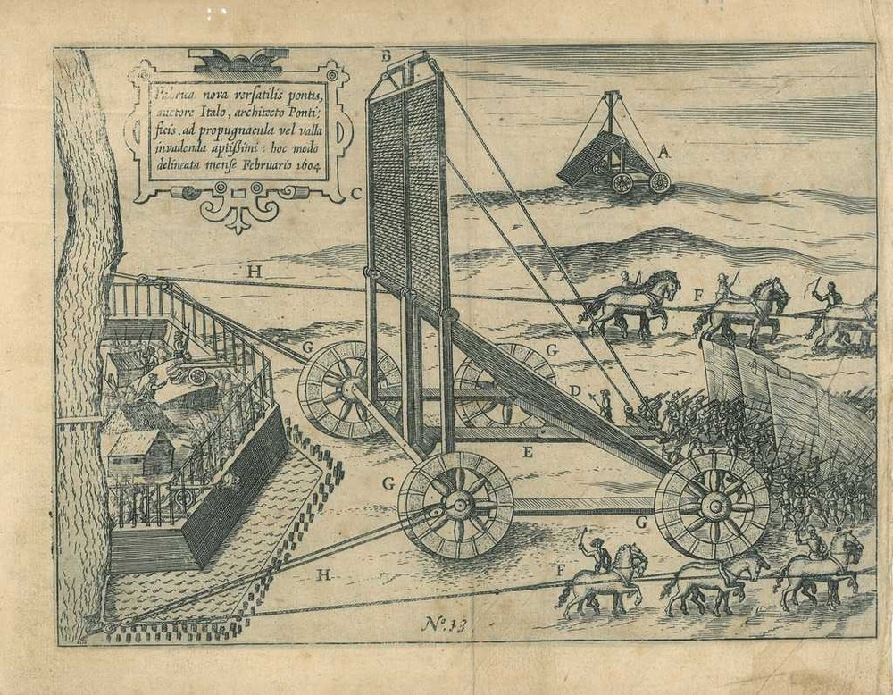 Historical print of Ostend