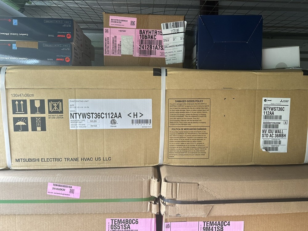 TRANE/MITSUBISHI NTYSST36C112AA 36K BTU OUTDOOR MINI-SPLIT HEATPUMP 18.5 SEER 2