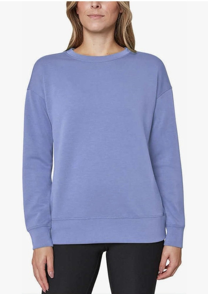 Mondetta Women's Size Large Jacaranda Scuba Crewneck Sweatshirt NWT