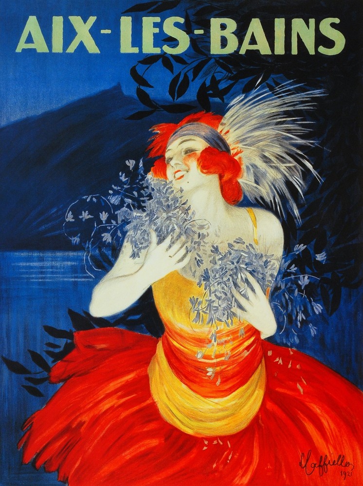 Aix Les Bains entertainment Ad Decorative Poster. Fine Graphic Art Design. 2928