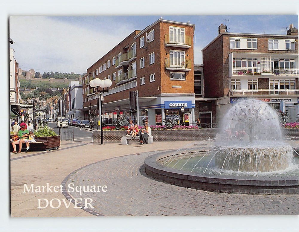 Postcard Market Square Dover England