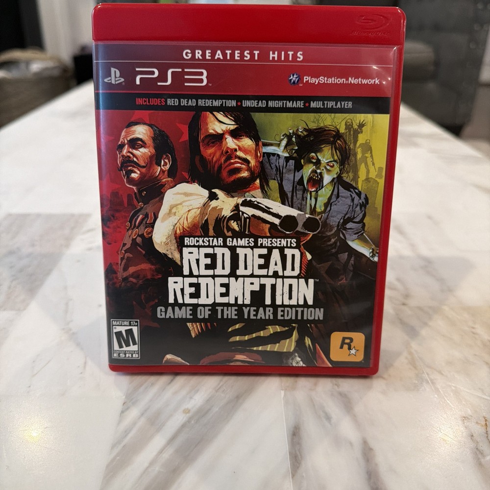 Red Dead Redemption Sony PlayStation 3 PS3 Game CIB Complete Case Manual No Map