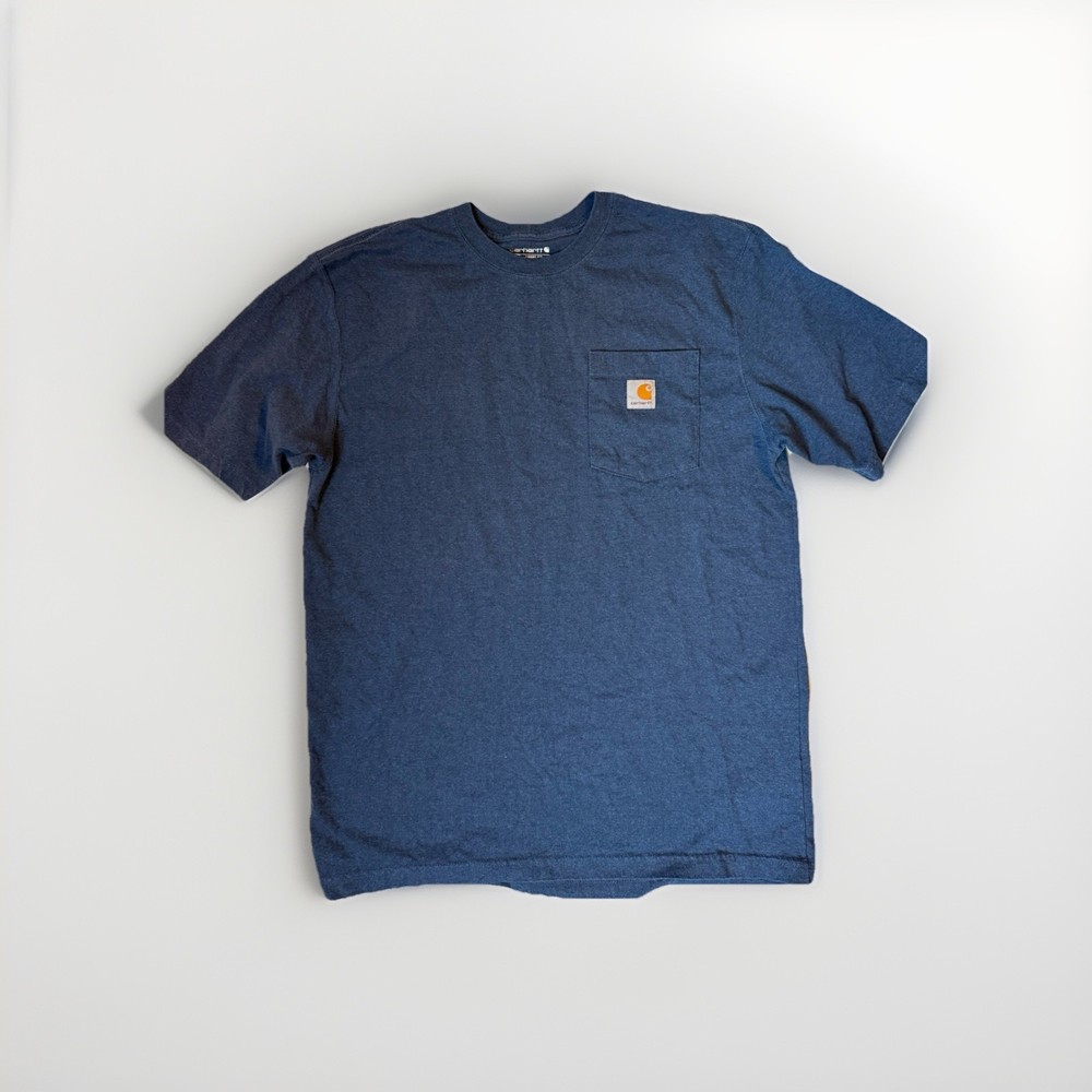 Carhartt Men'S K87-NVY Large Short Sleeve T-Shirt - Navy