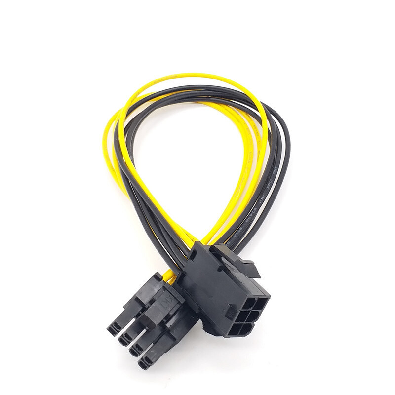Graphics Card 6Pin Female To Single 6+2Pin Male Adapter Cable For GPU Video