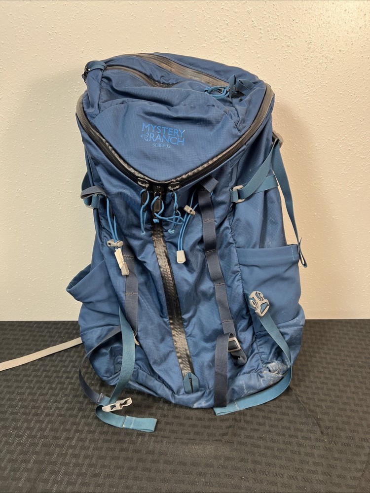 Mystery Ranch Scree 32 Hiking Backpack - Blue And Black - Used, Good Condition