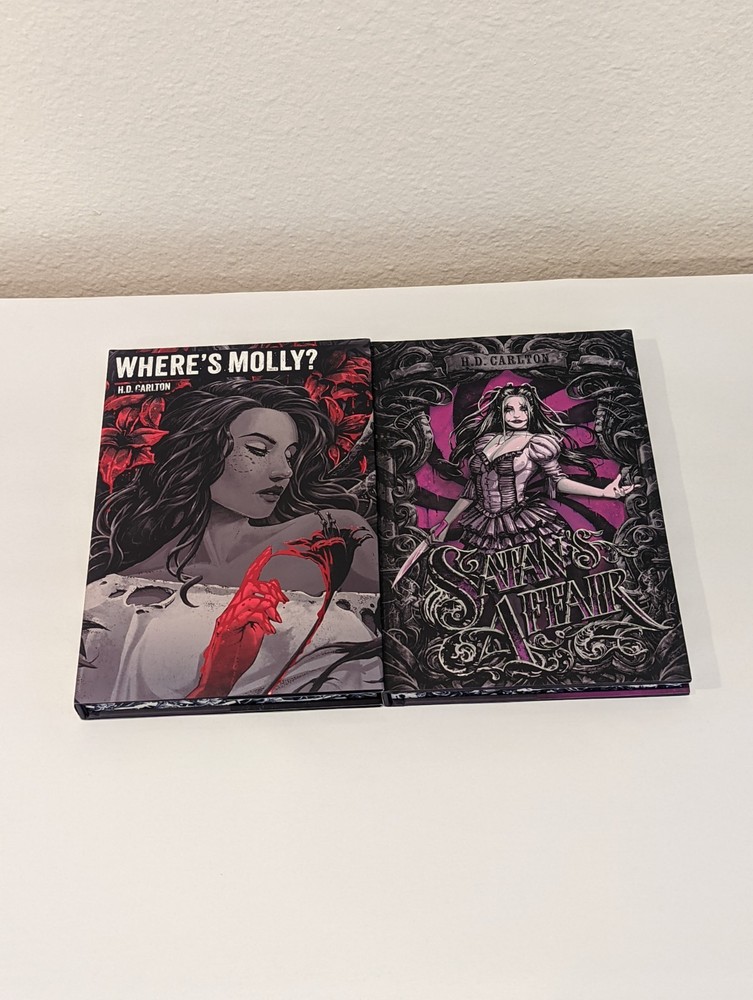 SIGNED H.D. Carlton Where's Molly & Satan's Affair Mystic Box Special Edition