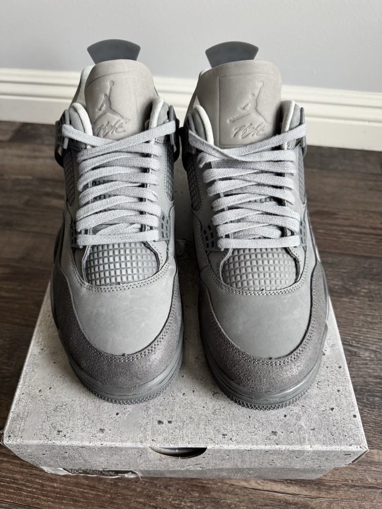 Brand New Nike Air Jordan 4 Wet Cement Men's Sneakers Size 10.5 FQ7928-001