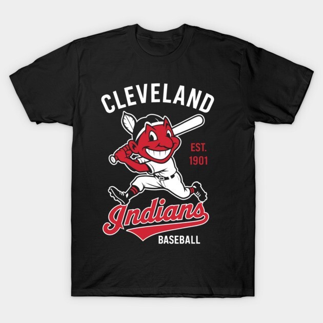 Retro Cleveland Indians Graphic T Shirt Vintage Baseball Sports Fan Unisex Tee