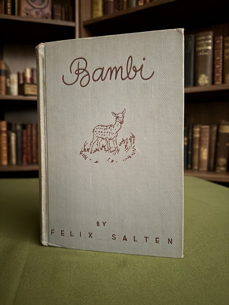 Vintage Bambi Felix Salten 1931 Grosset & Dunlap Hardcover Whittaker Chambers