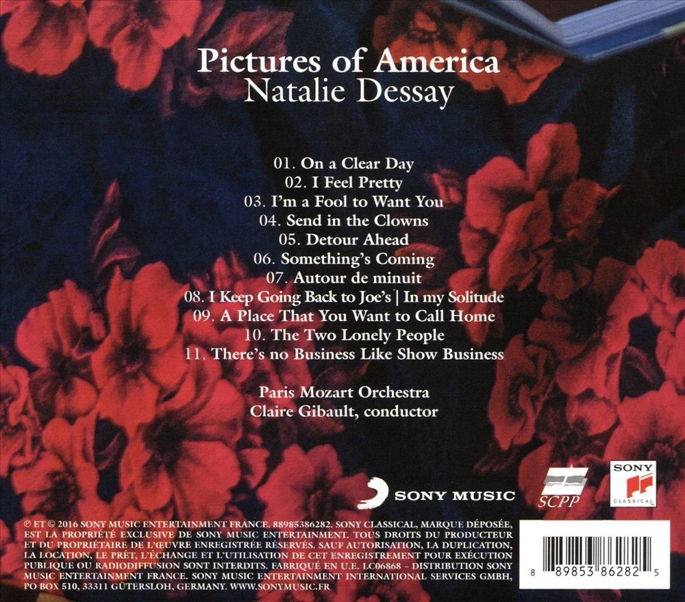Natalie Dessay Pictures Of America New Cd