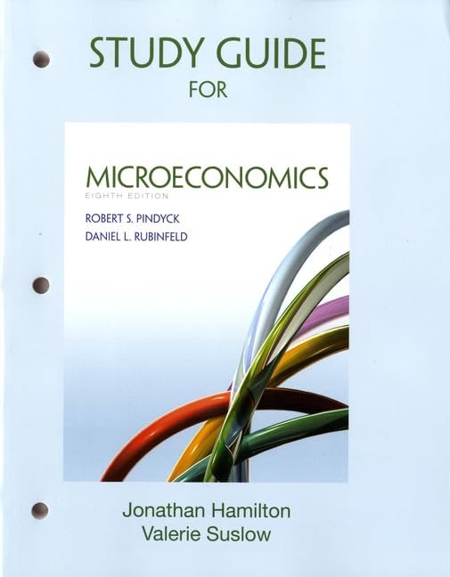 Study Guide for Microeconomics