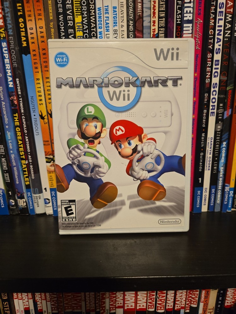 Mario Kart Wii (Nintendo 2008) Complete In Box Manual CIB Tested Working