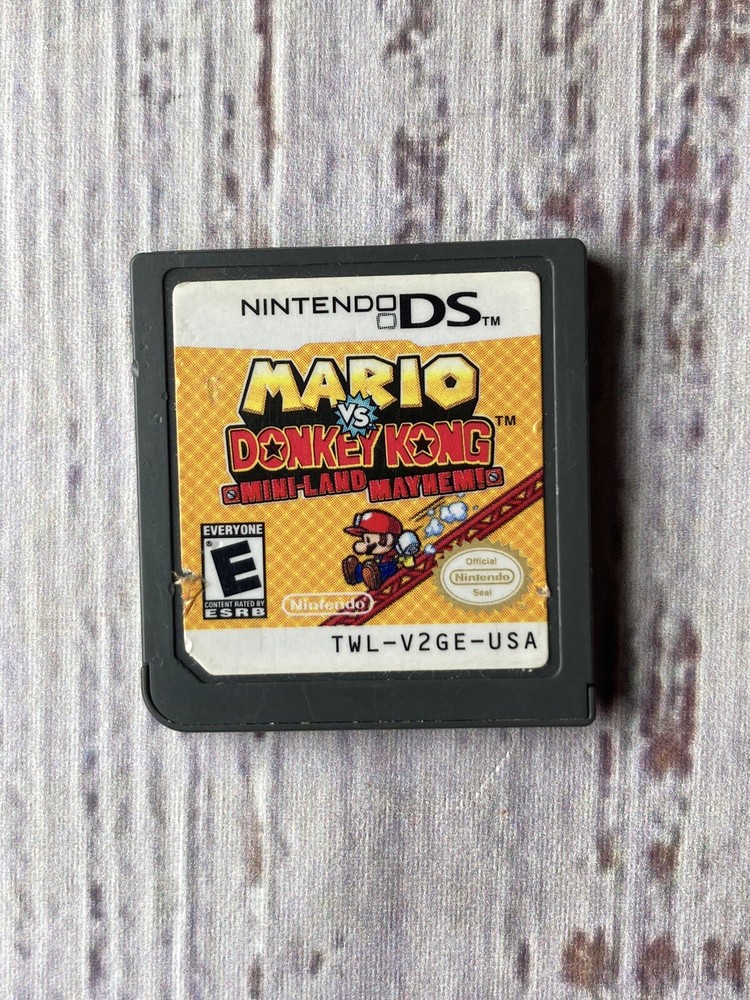 Mario vs. Donkey Kong Mini-Land Mayhem Nintendo DS - Tested - Cartridge Only