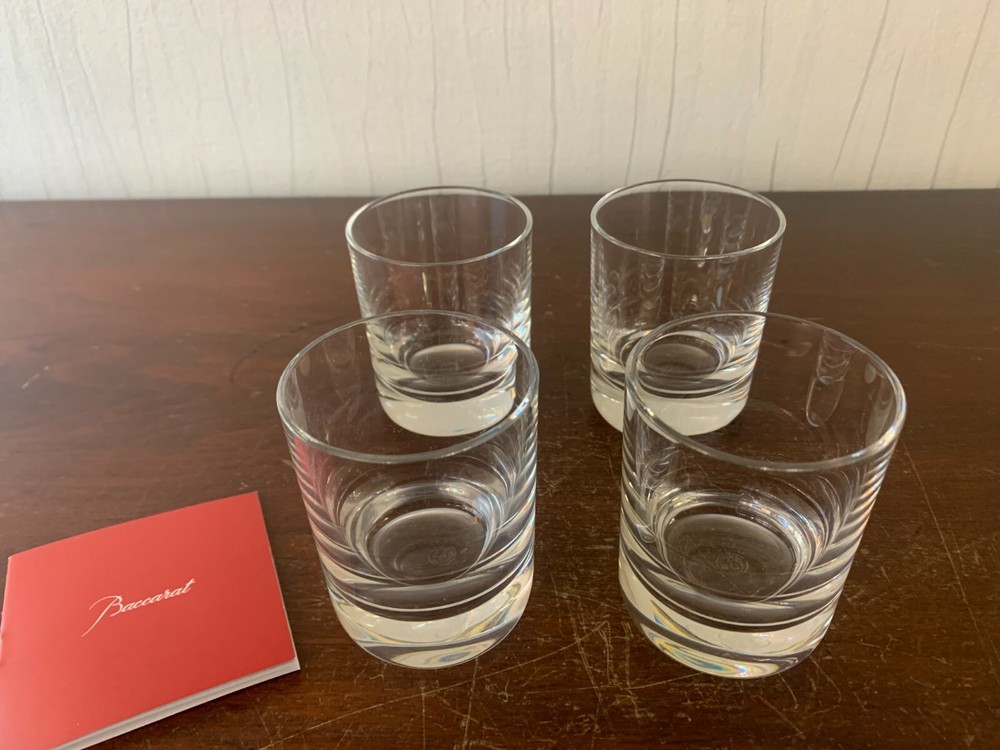 Set Of 4 Crystal Liqueur Glasses From BACCARAT (Price For Set Of 4 Glasses)
