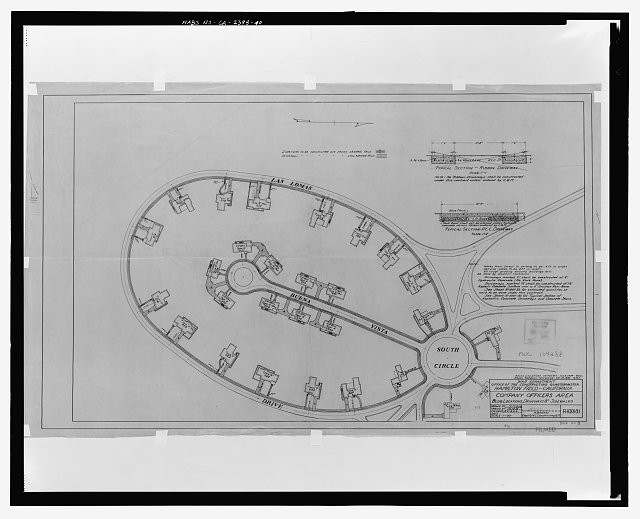 Hamilton Field,East of Nave Drive,Novato,Marin County,California,CA,HABS,1