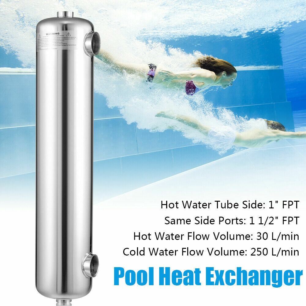 Pool Heat Exchanger Tube 200K Same Side 1