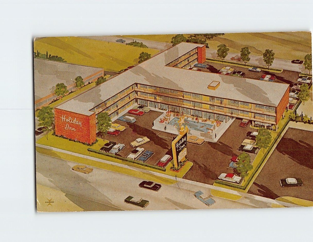 Postcard Holiday Inn East Baltimore Maryland USA