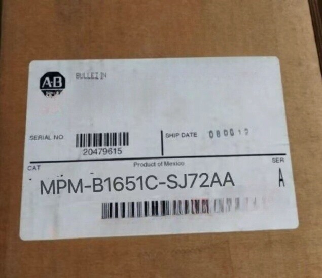 MPM-B1651C-SJ72AA Servo Motor Original Brand New with Unopened Free Shipping
