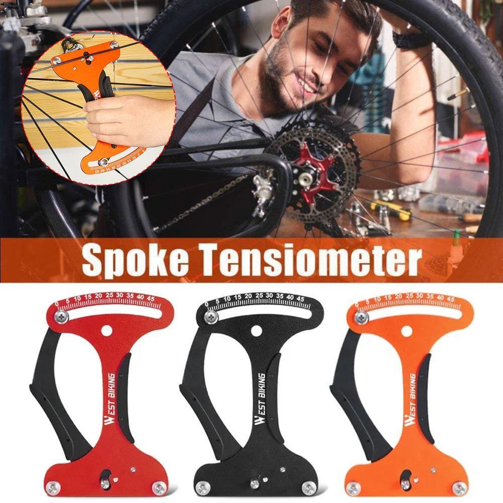 Precision Bike Spoke Tension Meter Gauge Tool Kit T4F2-image