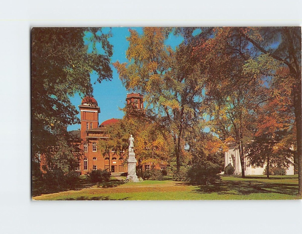 Postcard Erskine College Due West near Anderson South Carolina USA