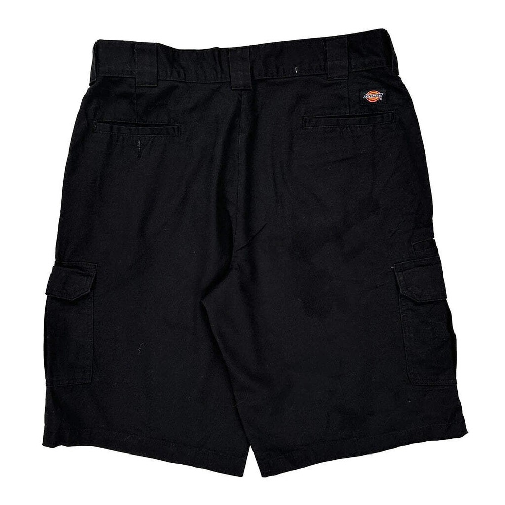 Dickies Cargo Shorts - 36W 10L Black Cotton