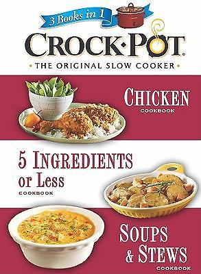 Crock-Pot The Original Slow Cooker : 3 Books in 1, Chicken Cookbook, 5...