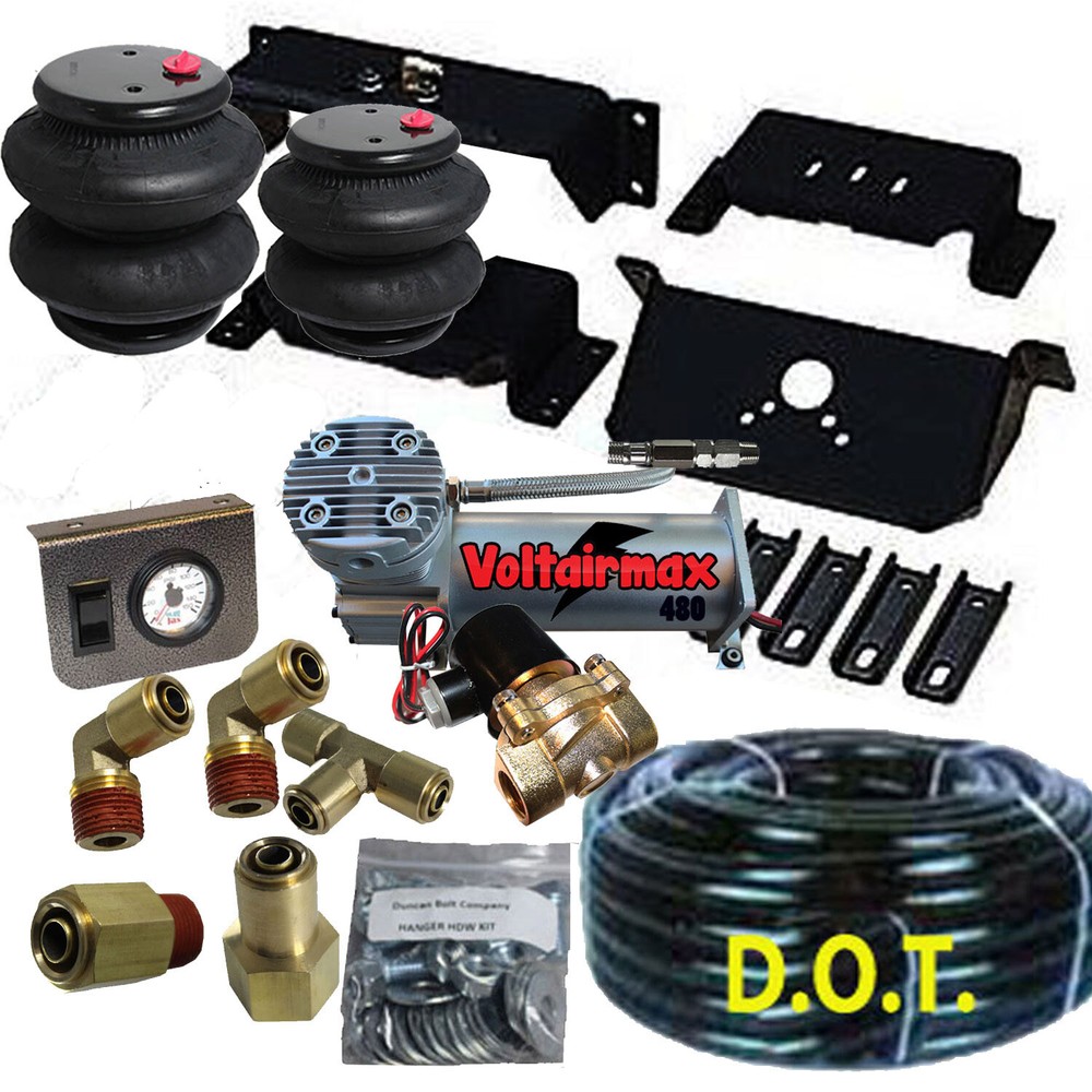 1994-2002 Dodge Ram 2500/3500 Rear Suspension Air Bag Overload Tow Kit