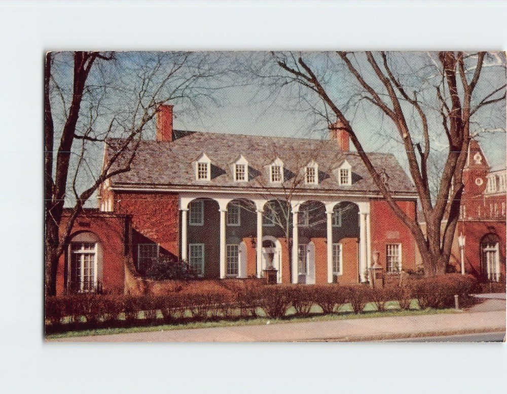 Postcard Elizabeth Moore Hall West Virginia University Morgantown WV USA