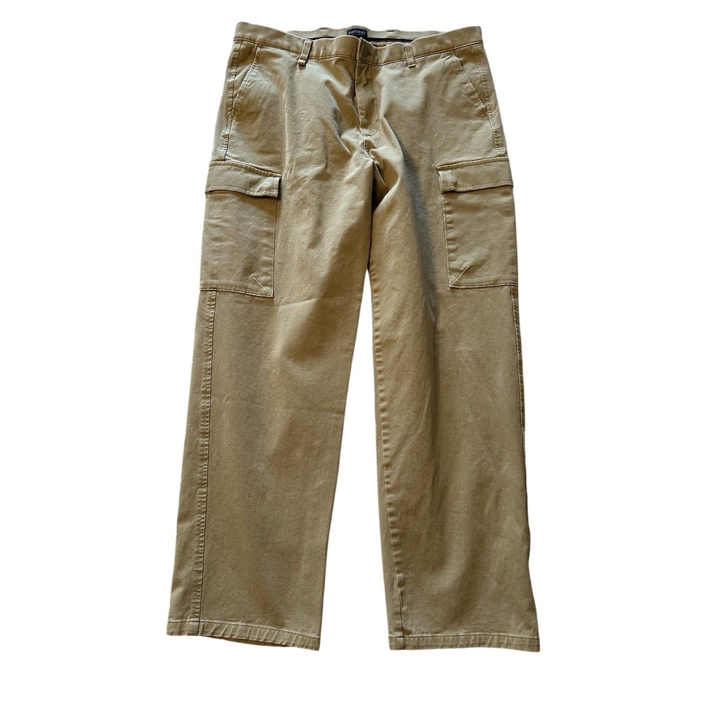 Dockers Men's Smart 360 Flex Straight Fit Smart Chino Pants Khaki 36x28* Office