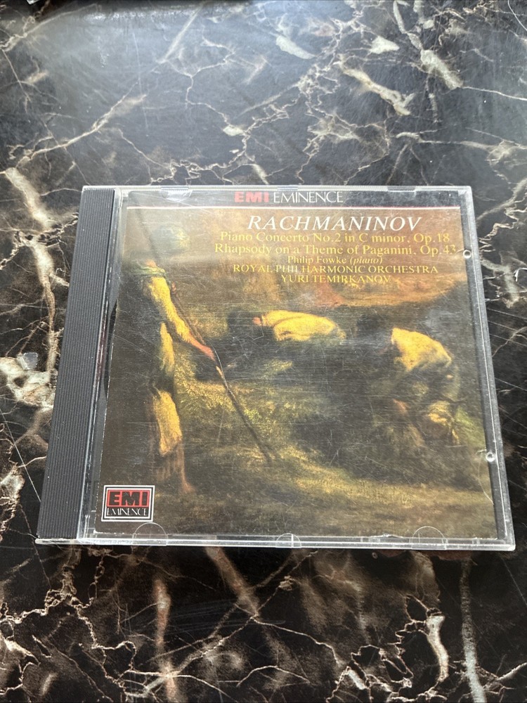 Rachmaninov Piano Concerto No. 2 in C Minor Op. 18 Rhapsody on a Theme + CD
