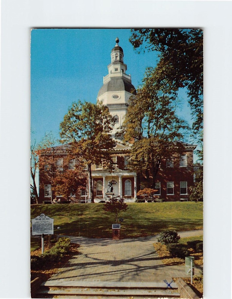 Postcard State House Annapolis Maryland USA