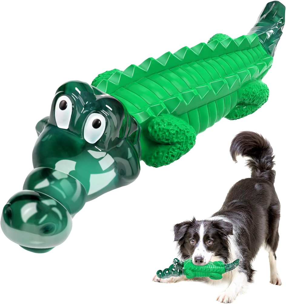 Dog Chew Toys for Aggressive Chewers - Indestructible Dog Toy to Reduce Pet Anxi