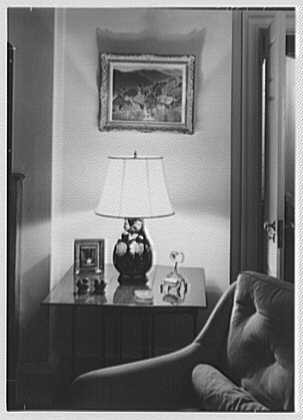 B.B. Jennings, residence at 770 Park Ave., New York City. Living room corner,
