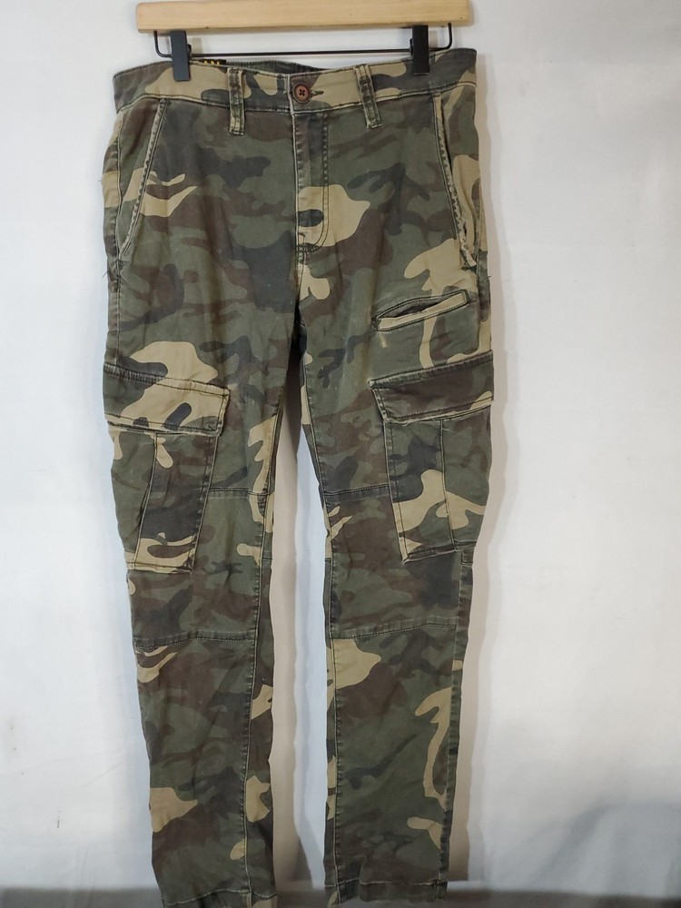 Jordan Craig Camo Pants Men's 28/30 Utility Cargo Tactical Hip Hop Streetwear