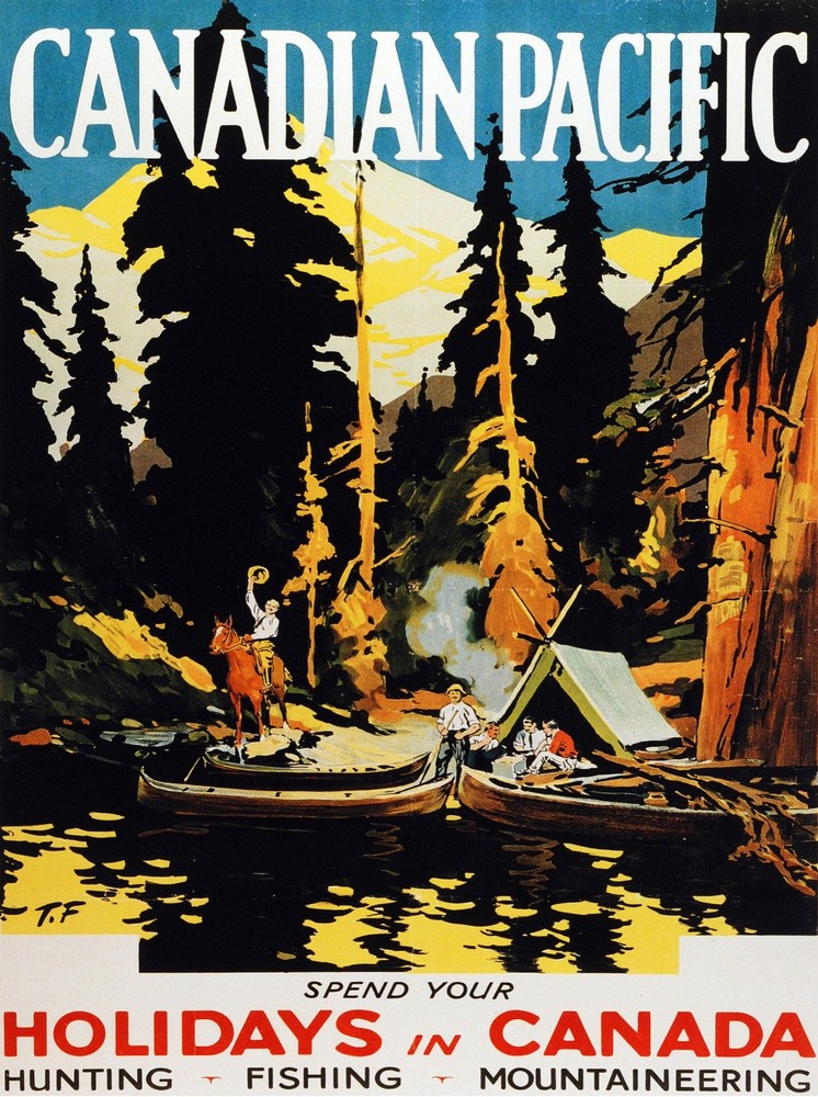 Decoration Poster.Home interior.Room Wall art decor.Canada Wilderness.11168