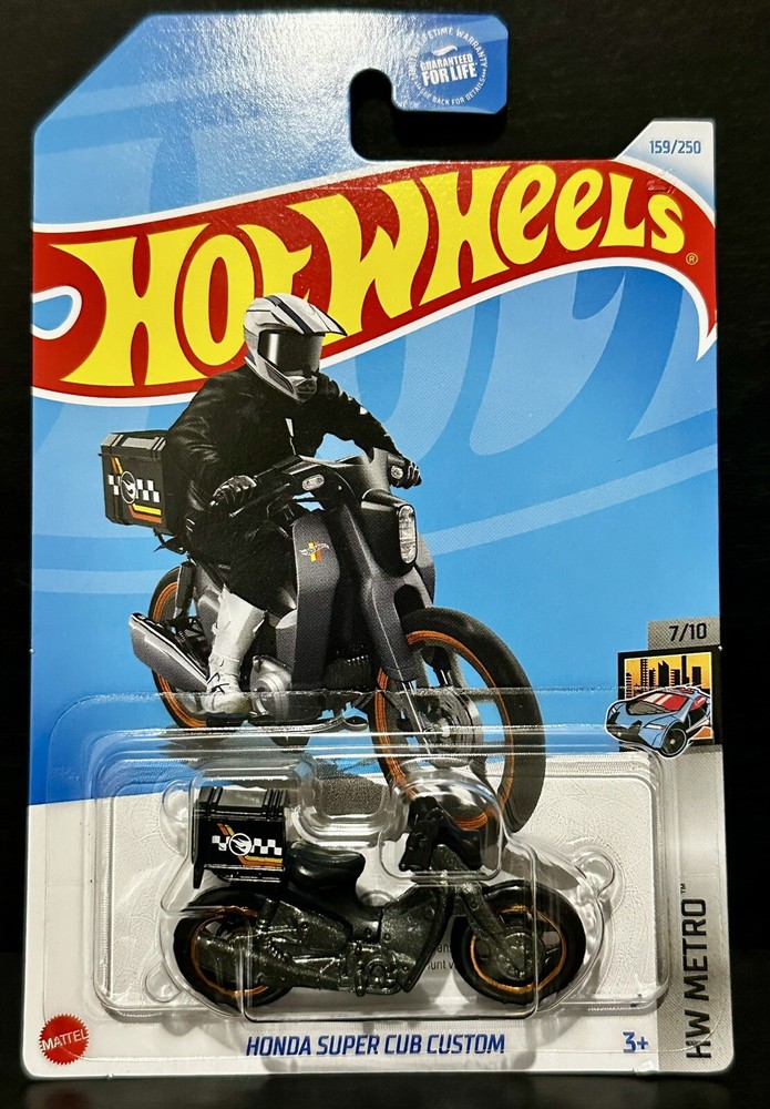 Hot Wheels,2024,Treasure Hunt,Honda Super Cab Custom,Black,HW Metro #7/10 *NEW*