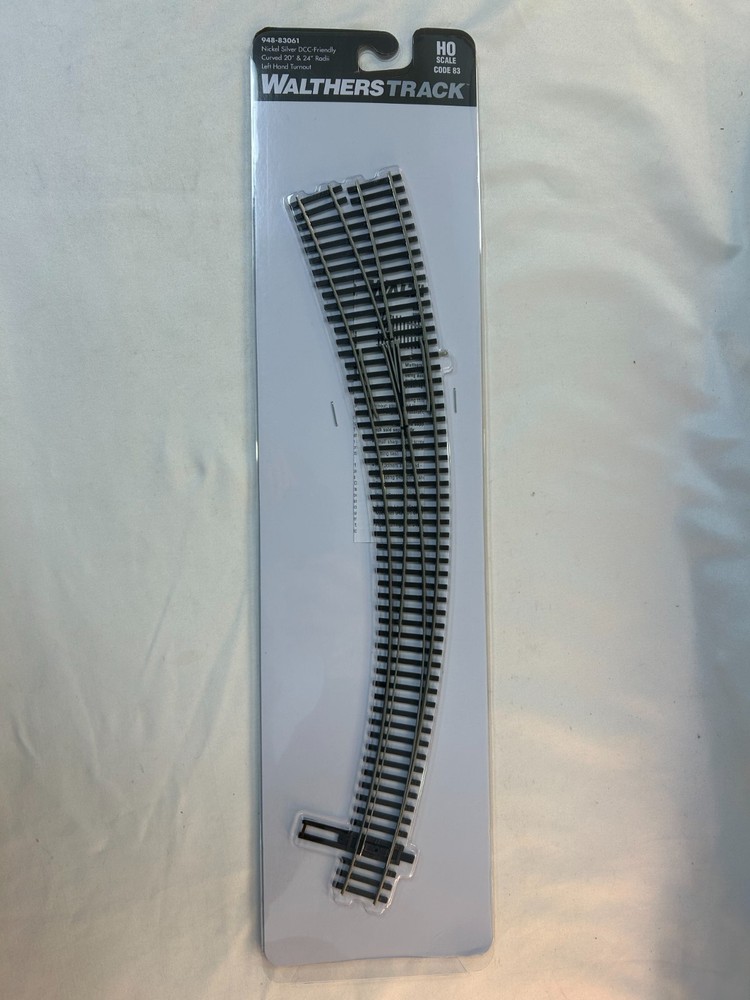 Walthers Track 948-83061 HO Scale Code 83 Curved 20