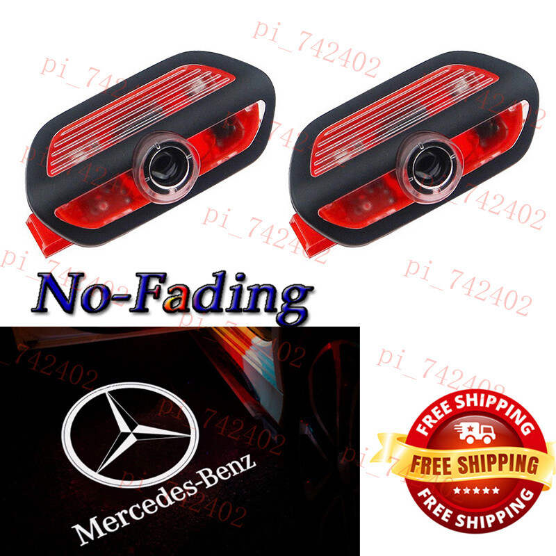 S-Class W222 LED Ghost Laser Door Projector Lights 2014-2020  