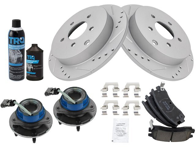 Rear Brake Pad and Rotor and Wheel Hub Kit fits Montana 2002-2004 AWD 76JQKS