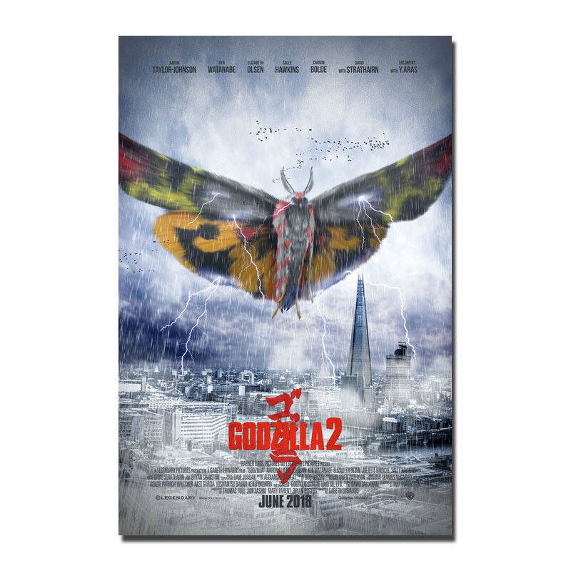 Godzilla 2 Movie Hot Wall Art Print Poster US 81259
