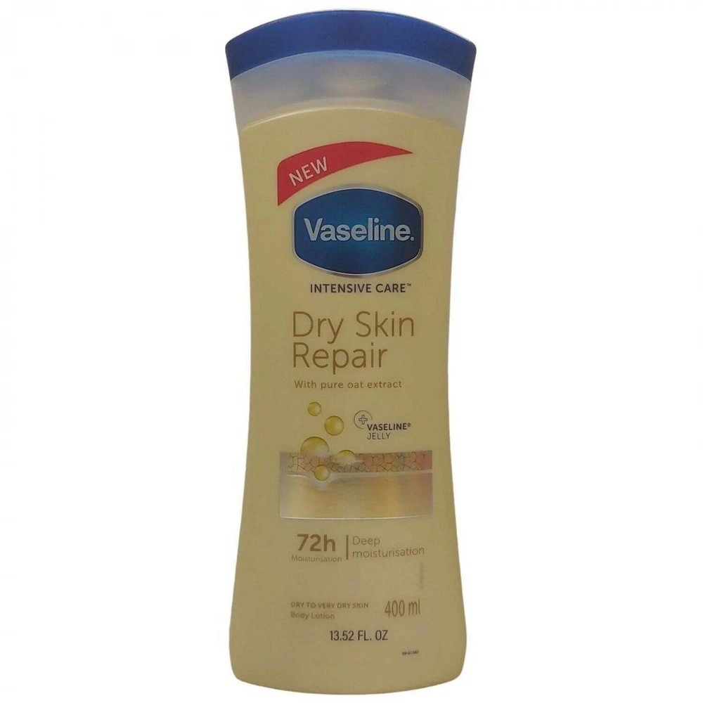 Vaseline Intensive Care Dry Skin Repair Body Lotion 400ml for Hydrated Skin