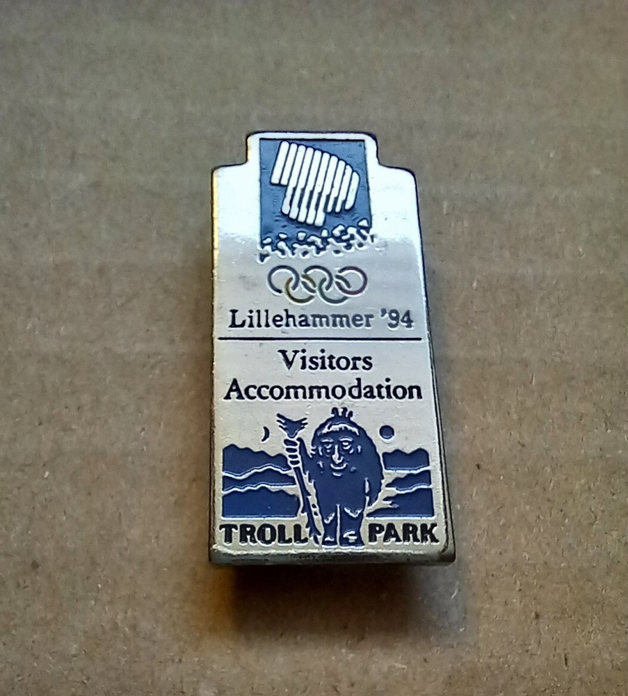 Lillehammer 1994 Winter Olympics Olympic Games Visitors Accomodation Lapel Pin-image