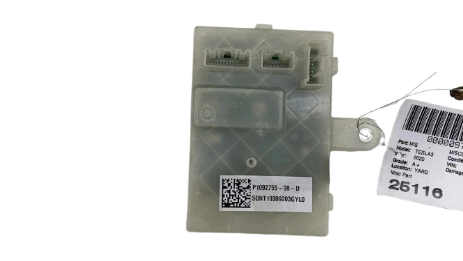 ⭕ 17-20 Tesla Model 3 M3 Charge Port Controller Control Module GEN3 1092755-98-D