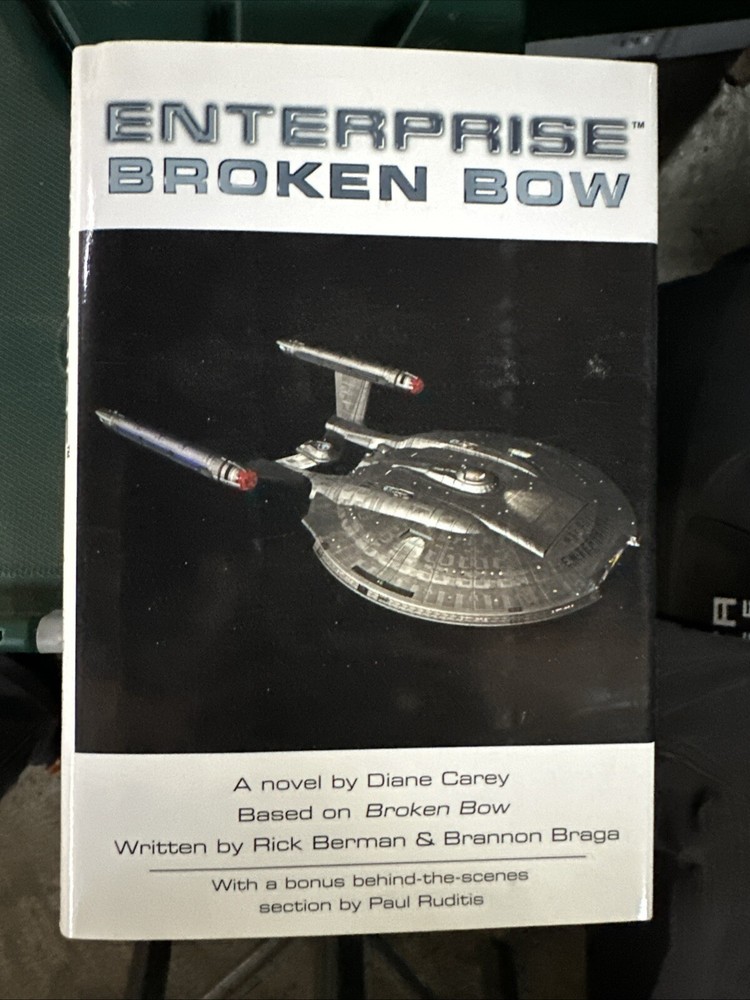Broken Bow Star Trek Enterprise by Diane Carey First 1st Edition LN HC 2001