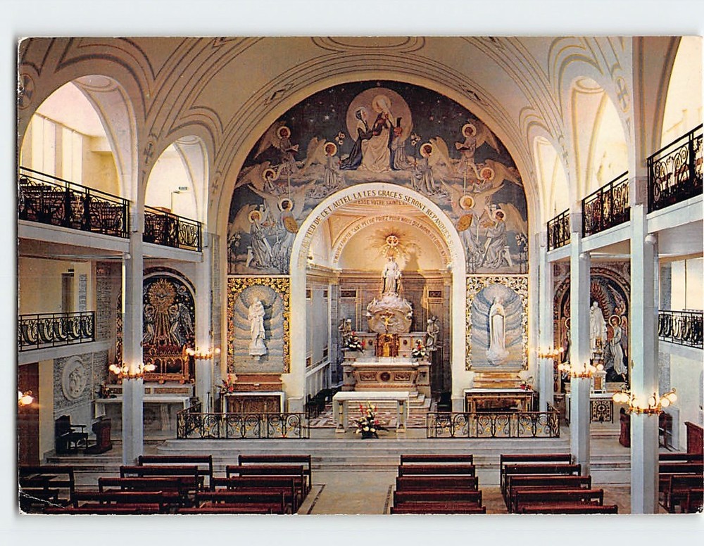 Postcard Vue Generale Chapelle De La Medaille Miracleuse Paris France
