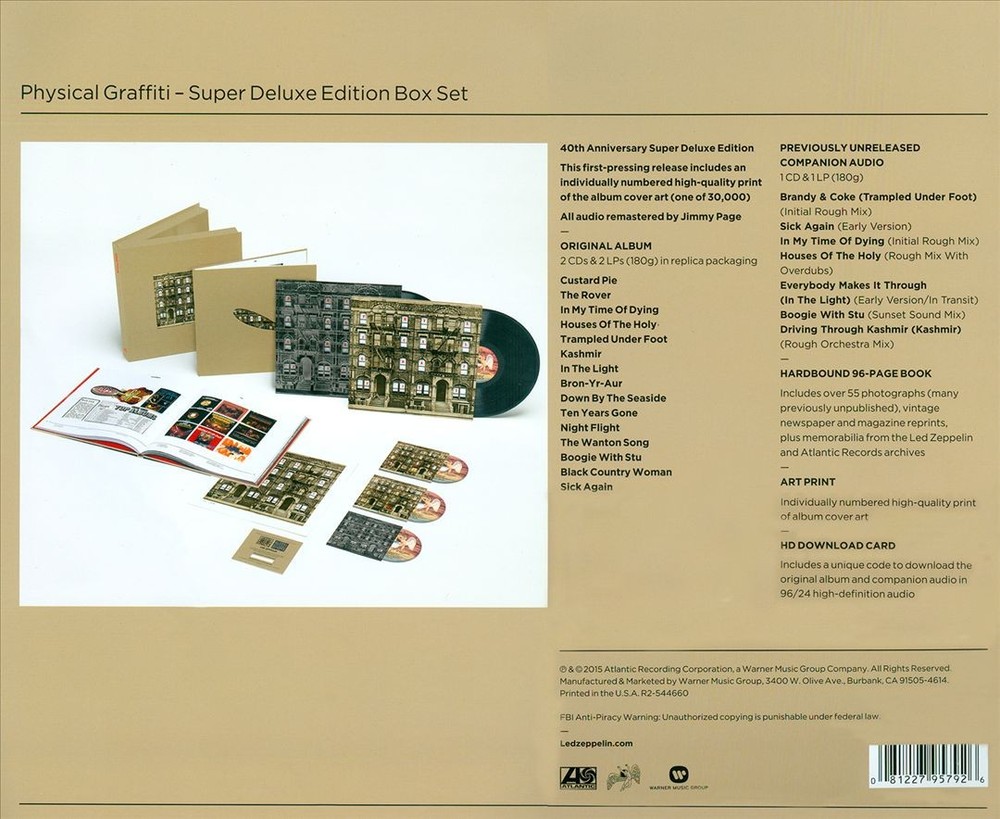 Led Zeppelin Physical Graffiti [Remastered] [Deluxe] New Cd