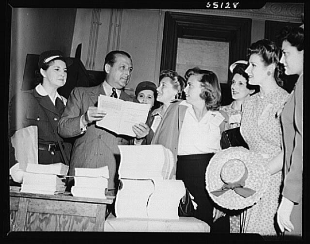 New York New York 1942 OPA Price Check Volunteers Woman Workers War Effort