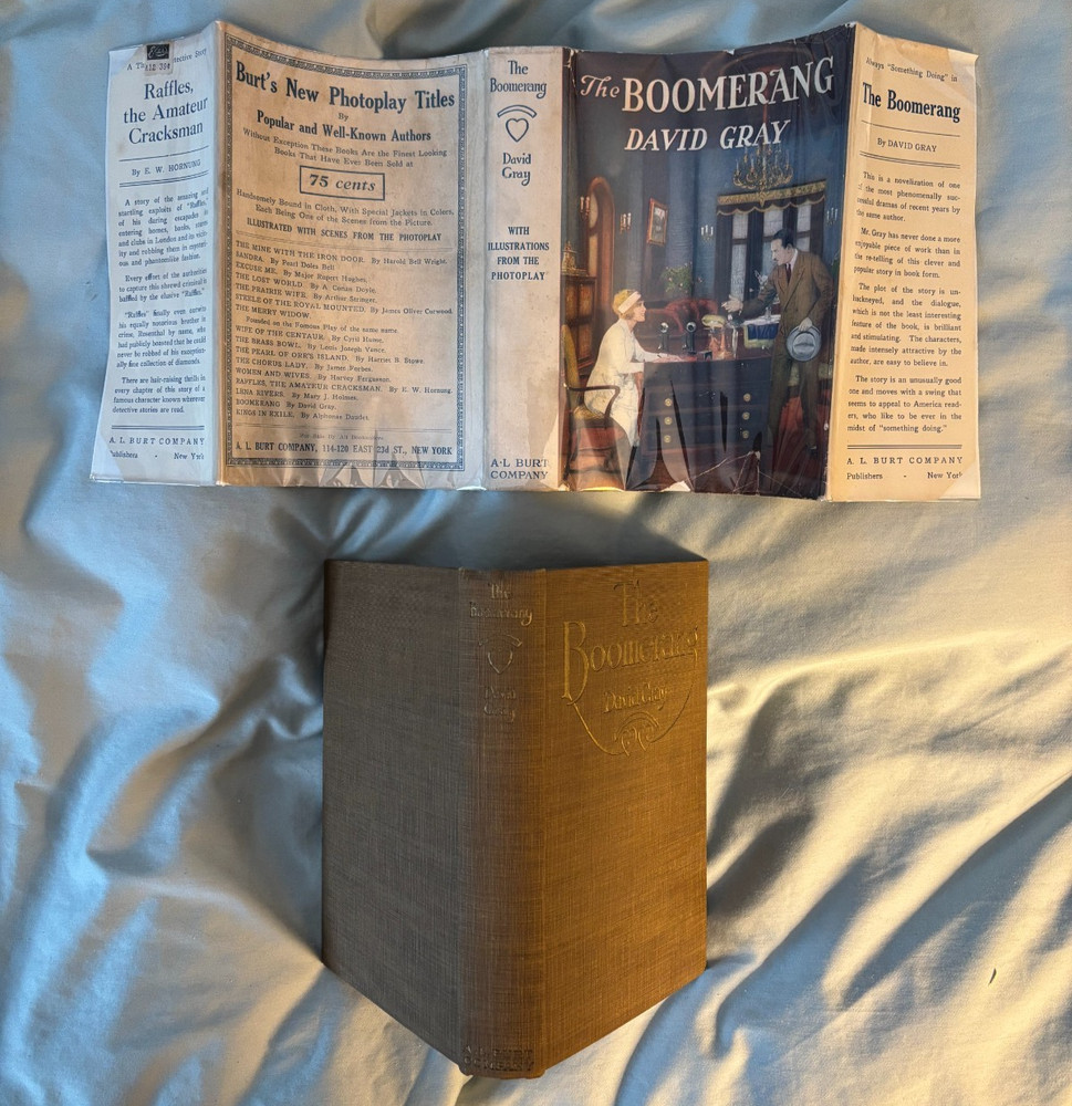 The Boomerang - Burt photoplay edition movie tie-in DJ VG c1925 Anita Stewart
