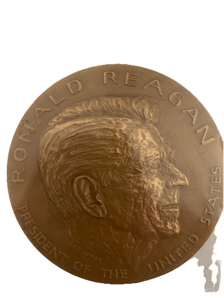 1981 Ronald Reagan Inauguration Medal Large 3
