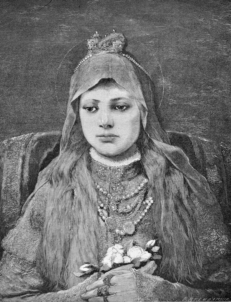 Sad Expresion painting Decorative Poster. Home Graphic Art Design. 3971